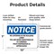 Signmission No Loitering In The Building Lobby You Are OSHA Notice Sign, Plastic, 10in W x 7in L, 2PK OS-2PACK-NS-P-710-L-14687 - alternate 5